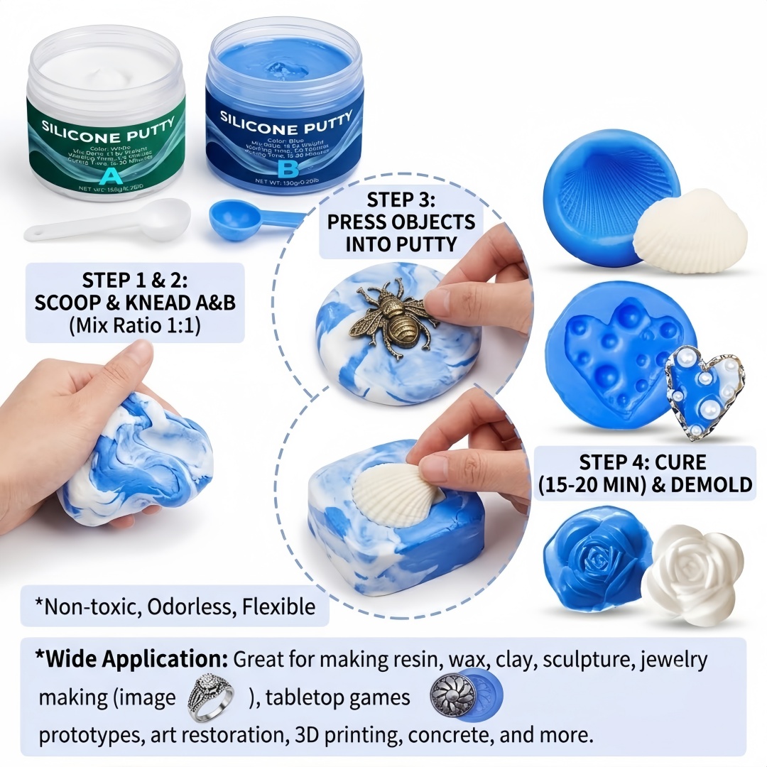 Silicone Putty Mold Making Sup - Candle Making Tutorial 评论和价格