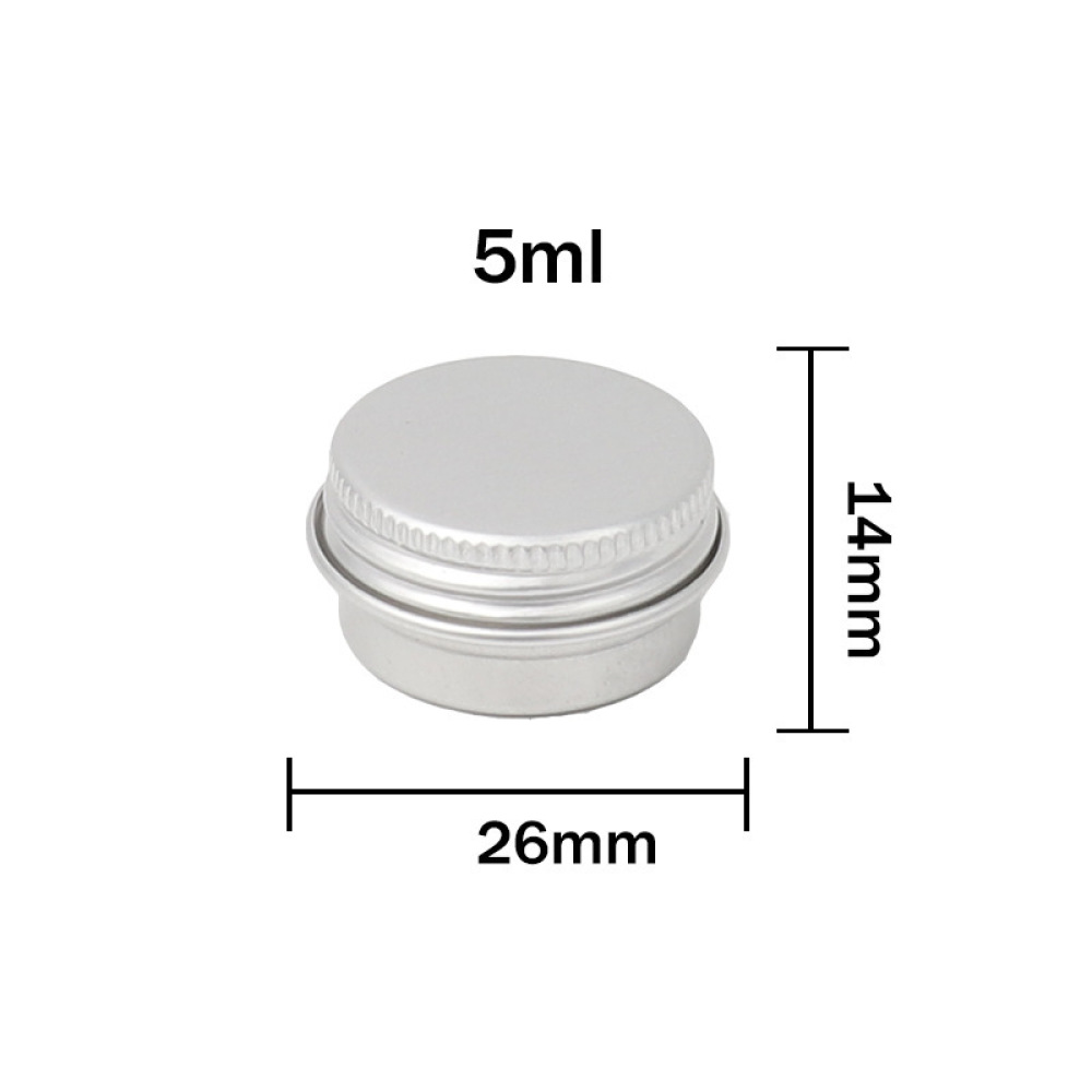 Sample Aluminum Jar Round Meta - Tin Container Lid 评论和价格