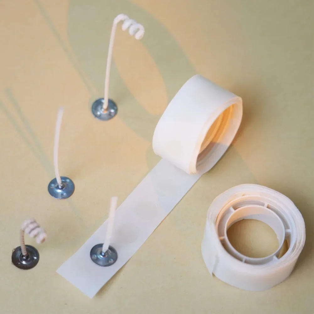 100 Dots/Roll Candle Wick Stic - Candle Making Kits 评论和价格