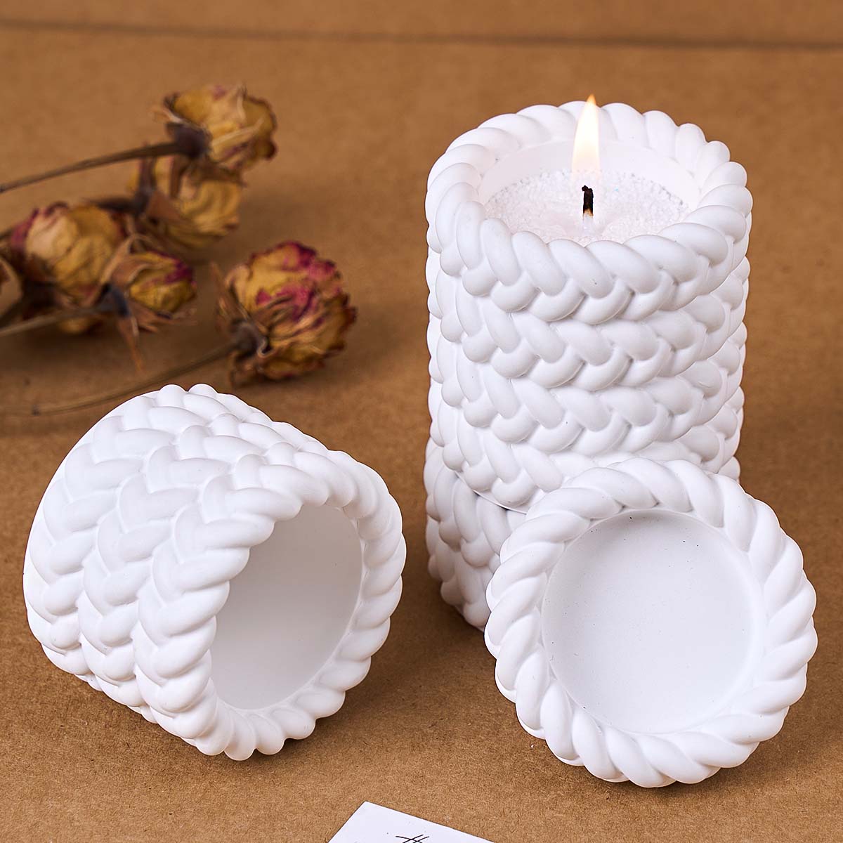 1/2/3/4 Floors Hemp Rope Candl - Candle Making Jug 评论和价格