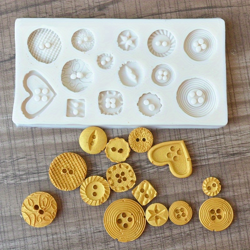 Buttons Shape Silicone Mold Si - Candle Making Tutorial 评论和价格