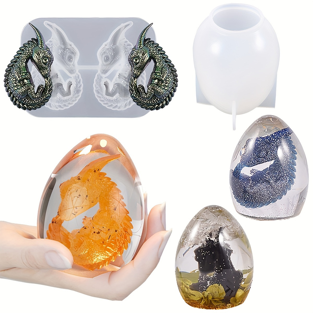 Silicone Dragon Egg Molds, 2-P - Candle Making Tutorial 评论和价格