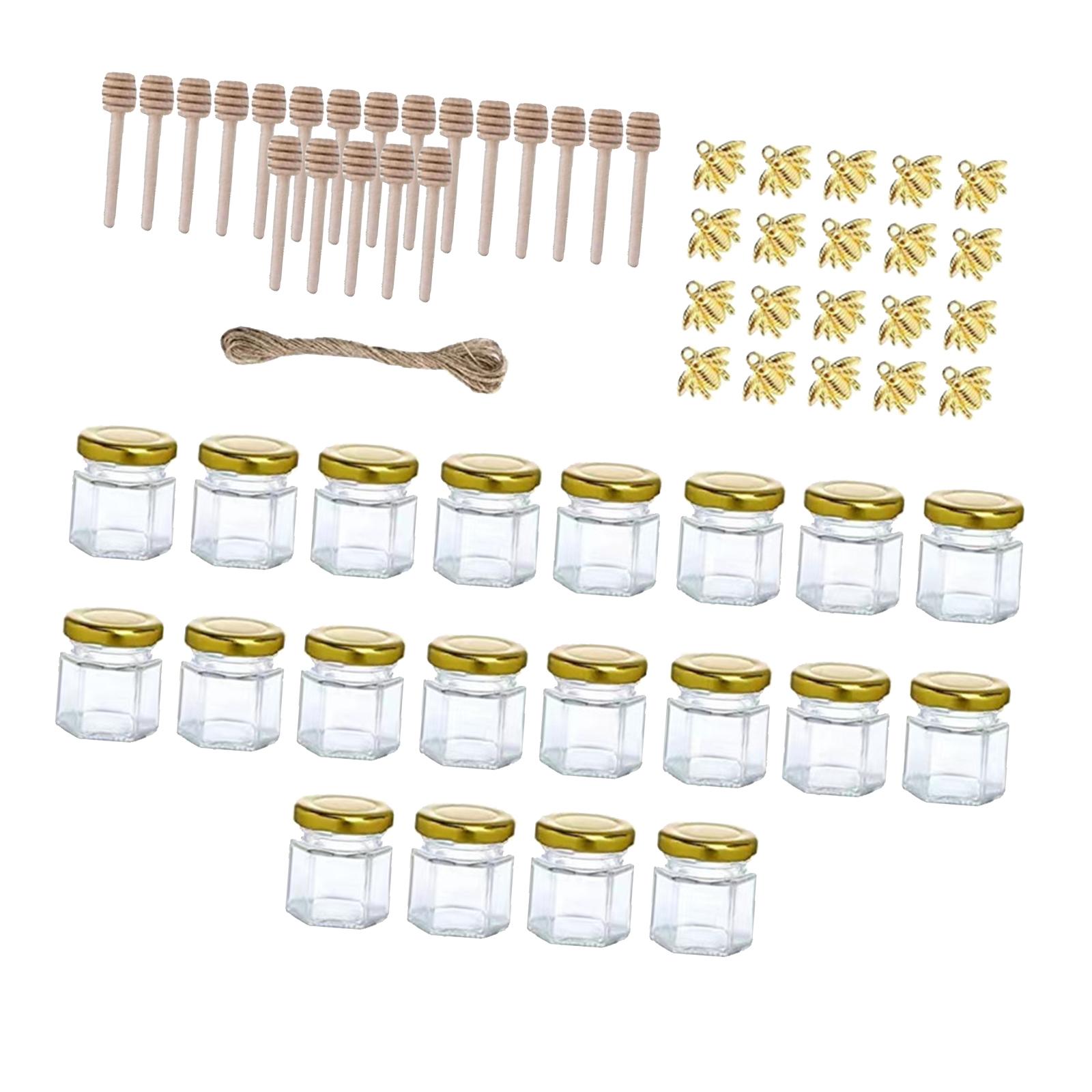 20x Small Glass Jars Screw Lid - Candle Making Jars With Lids 评论和价格