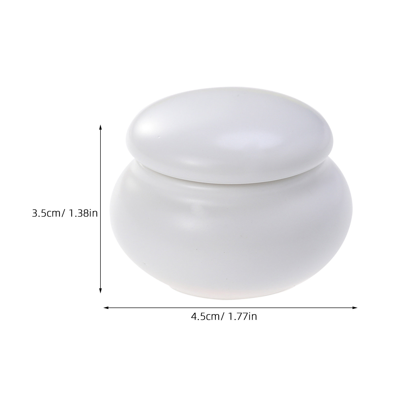 Mini Ceramic Makeup Storage Bo - Tin Container Lid 评论和价格