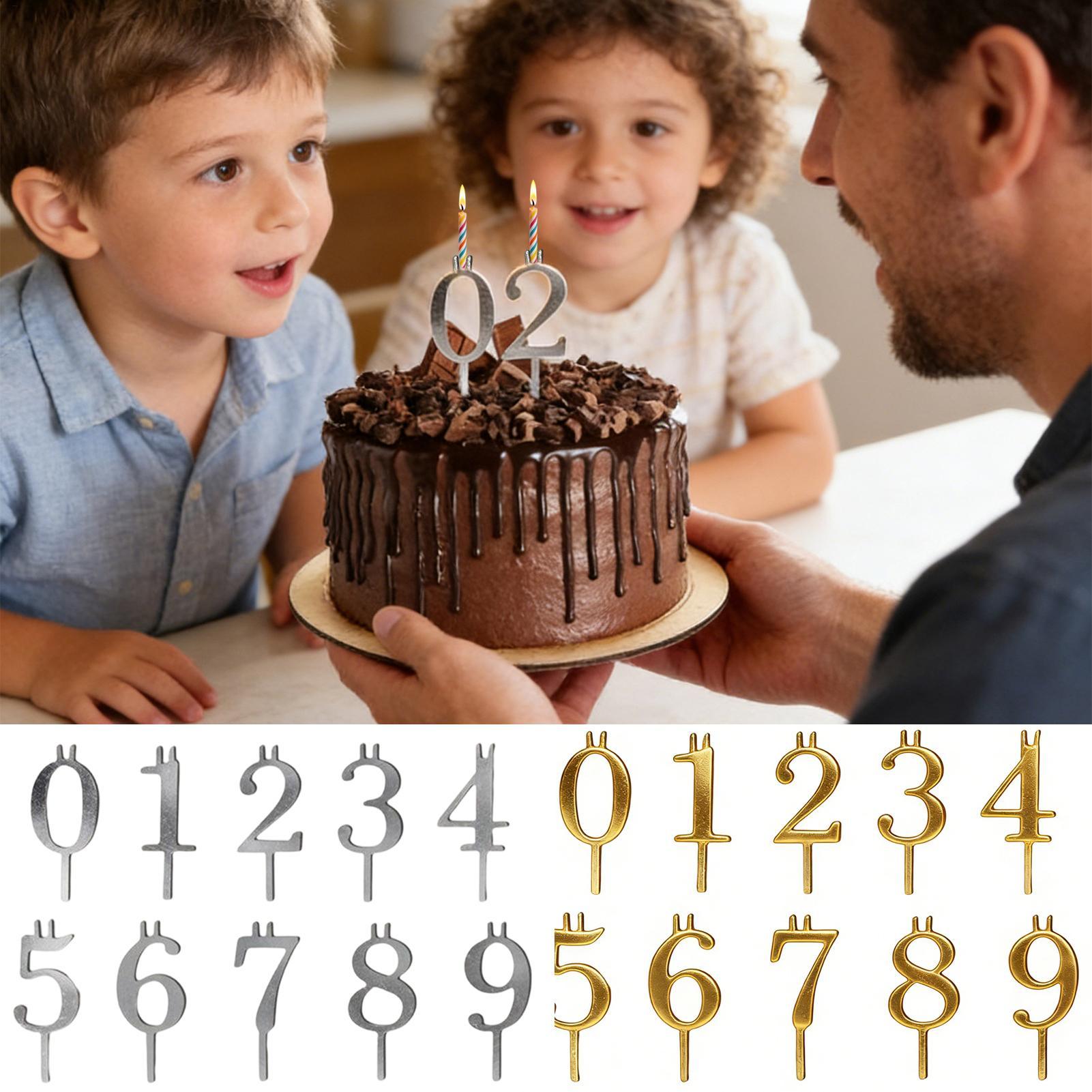 10pcs 0-9 Number Cake Toppers  - Candle Making Tutorial 评论和价格