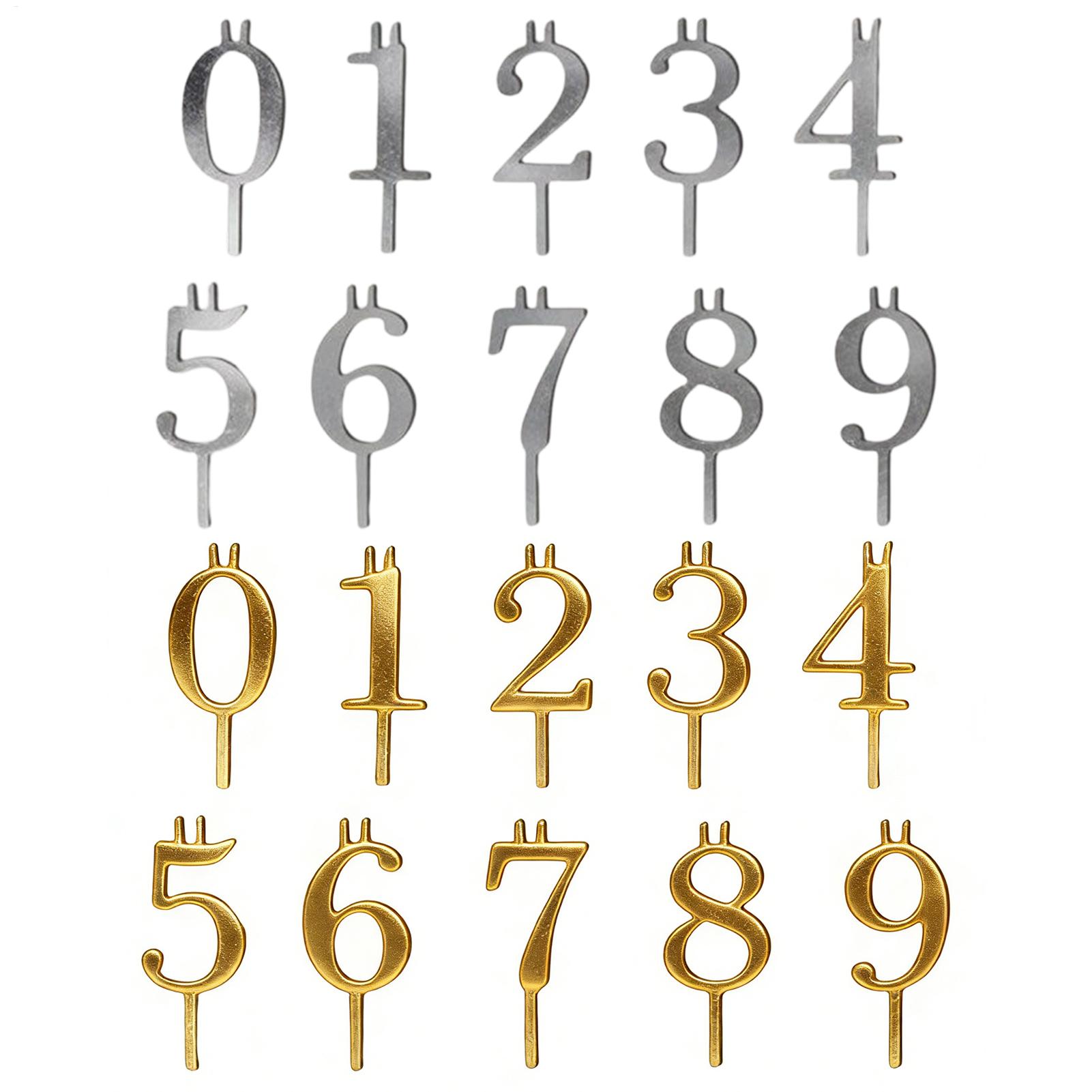 10pcs 0-9 Number Cake Toppers  - Candle Making Tutorial 评论和价格